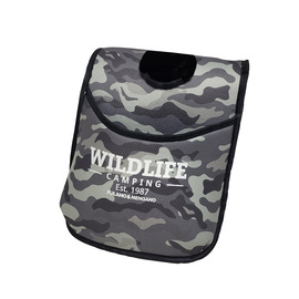 BOLSA DE AUTO DOBLE - CAMUFLADO GRIS